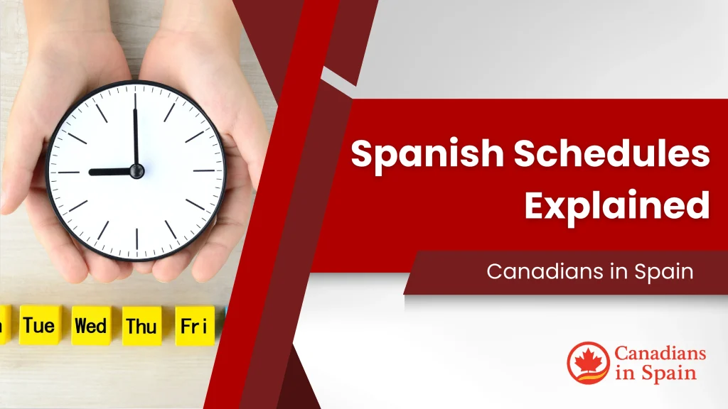 spanish schedules explained